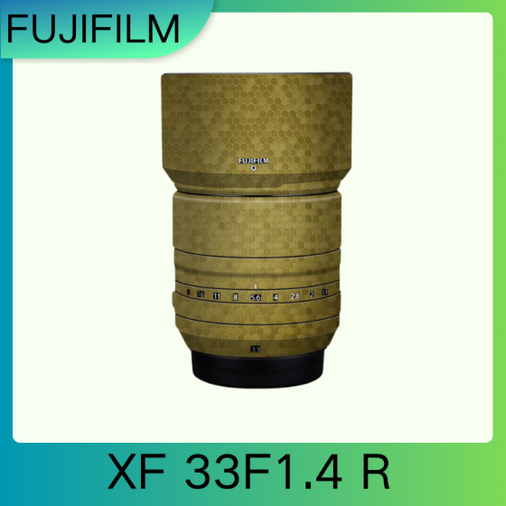 Lentes Fujifilm XF33F1.4 R  - Pele câmera, adesivo câmera - com alta resistência a arranhões, à prova d'água e com design elegante.